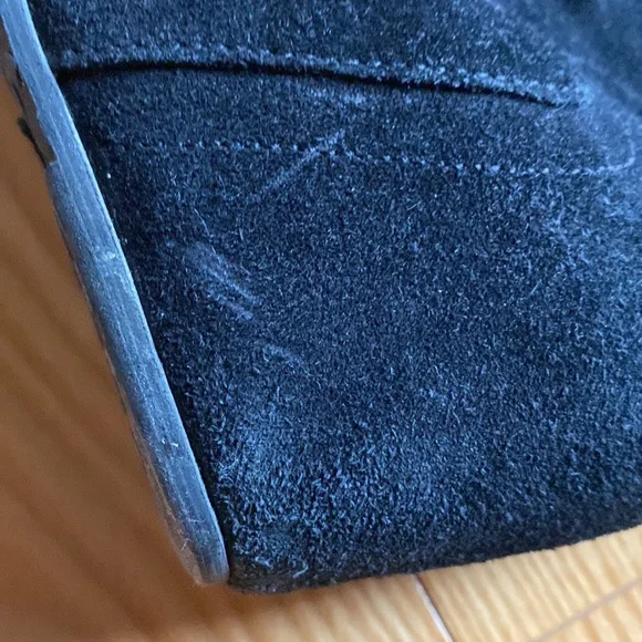 Black suede boots, size 38 - Picture 6 of 7